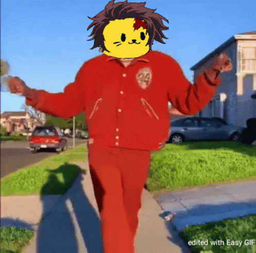 Person In Red Jacket With Number 24 GIF