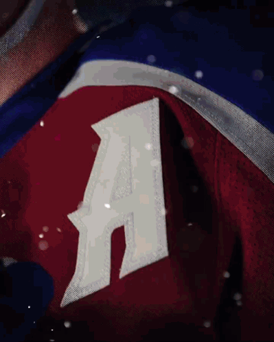 Person in Red White Blue Jersey with A