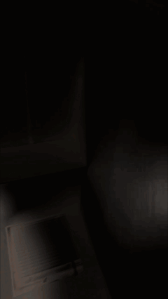 Person In Skeleton Mask Looking At Camera GIF