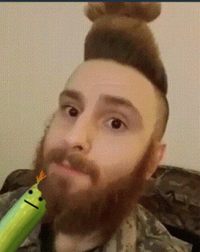 Person In Sunglasses And Beard Dancing In Dark Room GIF
