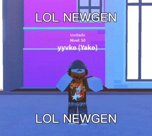 Person in Video Game Saying Lol Newgen