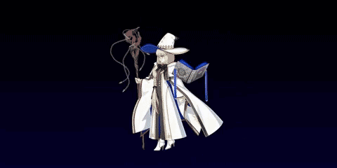 Person in White Dress Flying