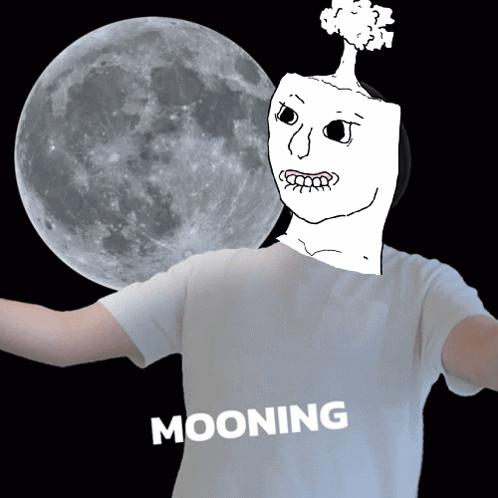 Person in White Shirt Saying Mooning