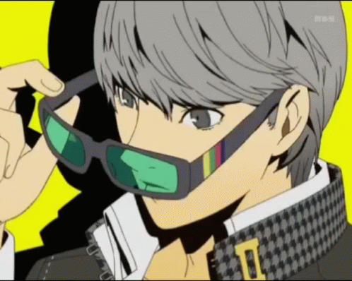 Person In Yellow Green Red Striped Sunglasses GIF