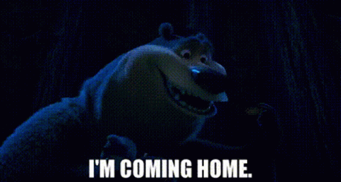 Person Laying Down Saying Im Coming Home