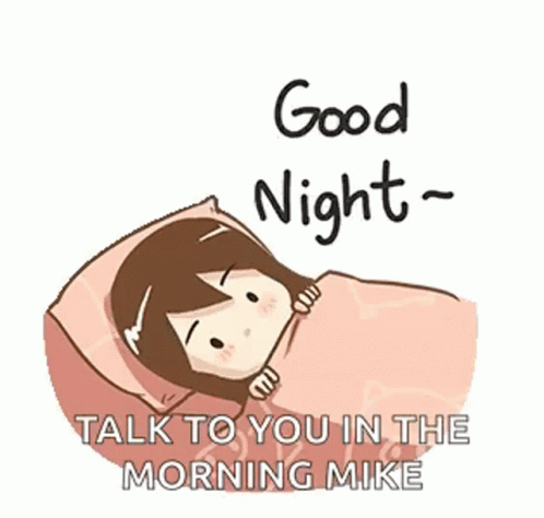 Person Laying in Bed Good Night Talk Morning Mike