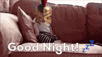 Person Laying On Couch Saying Good Night GIF
