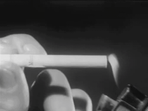 Person Lighting Cigarette GIF
