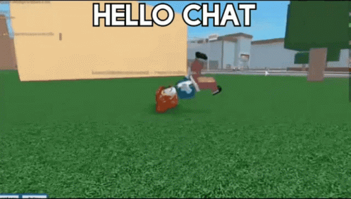 Person Lying In Grass Saying Hello Chat GIF