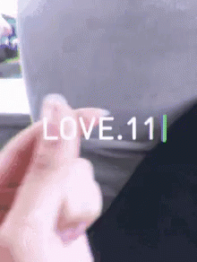 Person Making Finger Heart With Love
