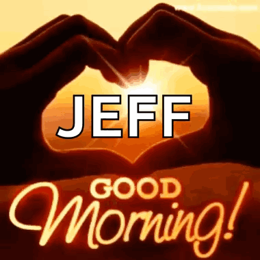 Person Making Heart Hands With Jeff GIF