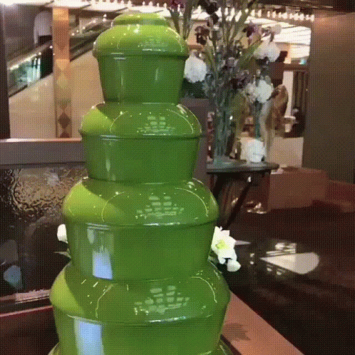 Person Mixing Green Liquid GIF