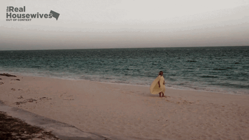 Person On Beach Real Housewives Out Of Context GIF