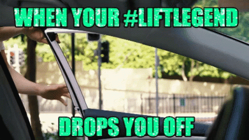 Person Opening Car Door When Your LiftLegend Drops You Off
