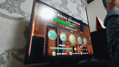 Person Playing Delta Interface GIF