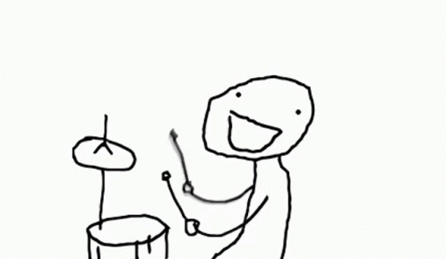 Person Playing Drums Ba Dum Tsss GIF