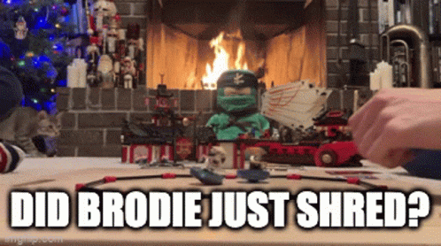 Person Playing Game Saying Did Brodie Just Shred GIF
