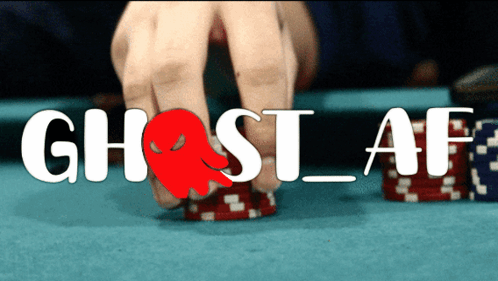 Person Playing Poker With Ghost AF GIF