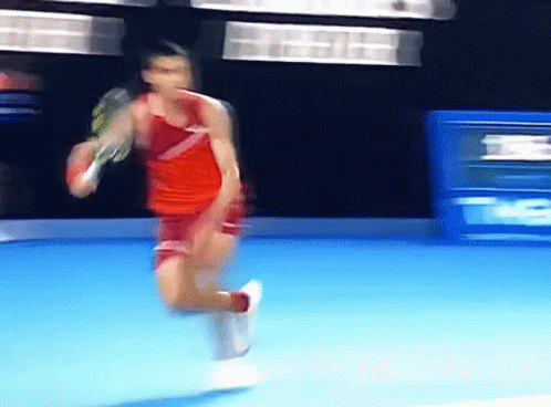 Person Playing Tennis GIF