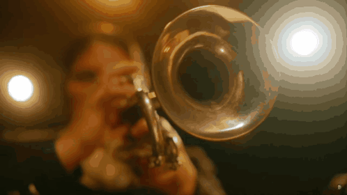 Person Playing Trumpet