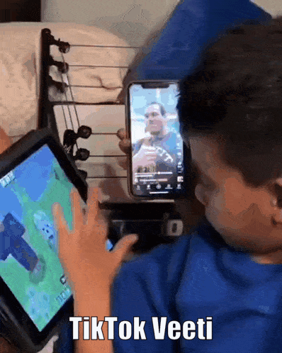 Person Playing Video Game Tiktok Veeti