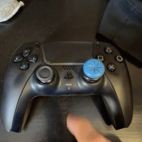 Person Playing Video Game With Star Button GIF