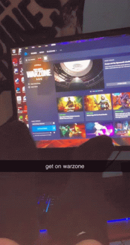 Person Playing Warzone