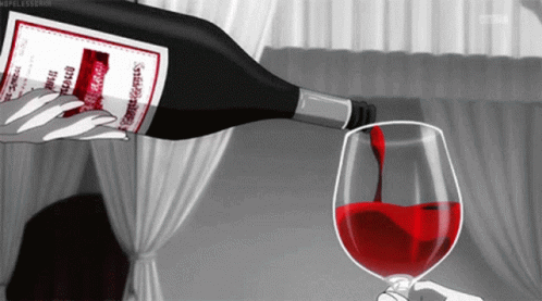 Person Pouring Red Wine Rosso GIF