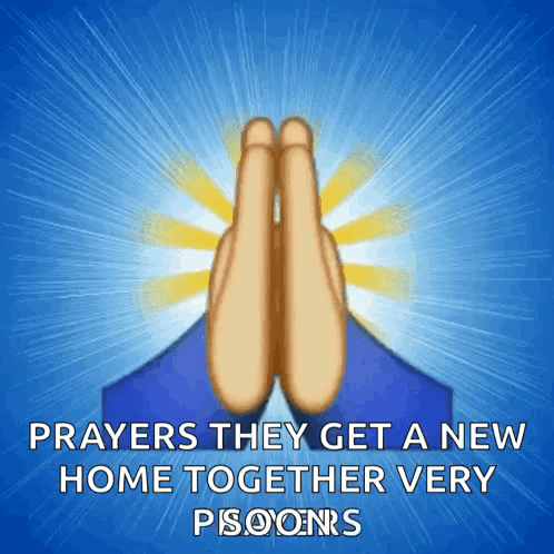 Person Praying Prayers for New Home