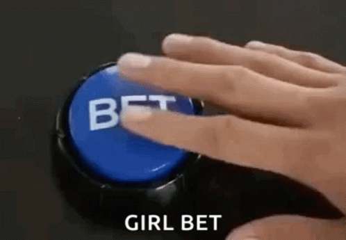 Person Pressing Bet Girl Bet Button