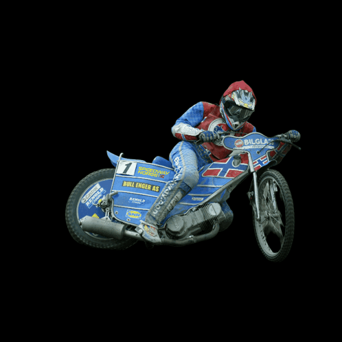 Person Riding Motorcycle Number 1