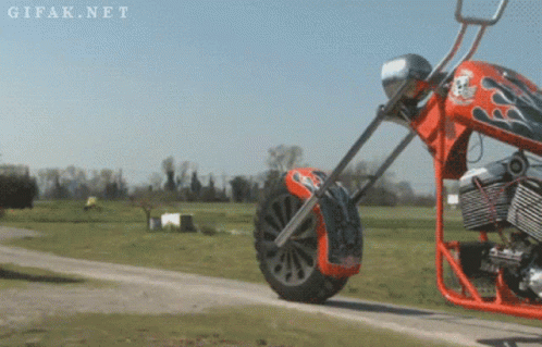 Person Riding Motorcycle with Cycle World