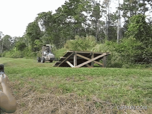 Person Riding Tractor