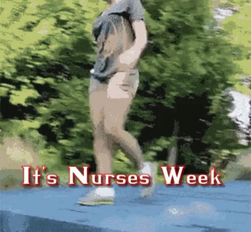 Person Running for Nurses Week