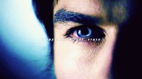 Person's Eye Saying I Say Smash and Erase