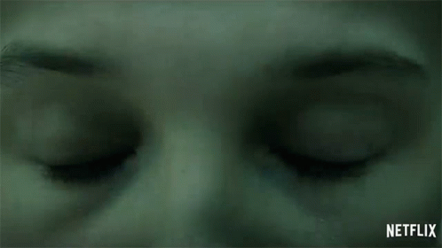Person's Eyes With Netflix Logo