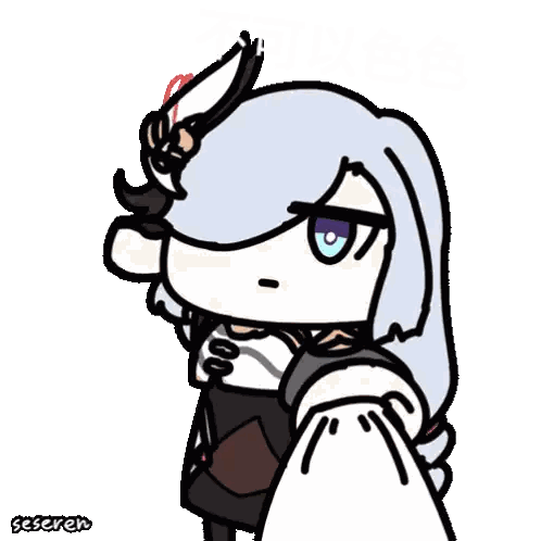Person's Face with GG Letters