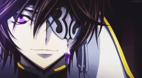 Person's Face With Purple JC Earring GIF