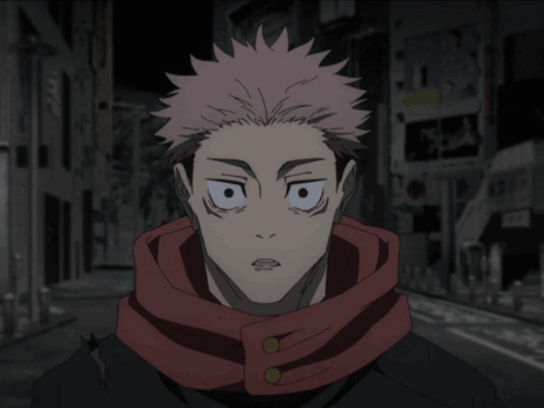 Person's Face With Scarf GIF