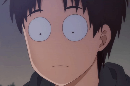 Person's Face With Slight Smirk GIF