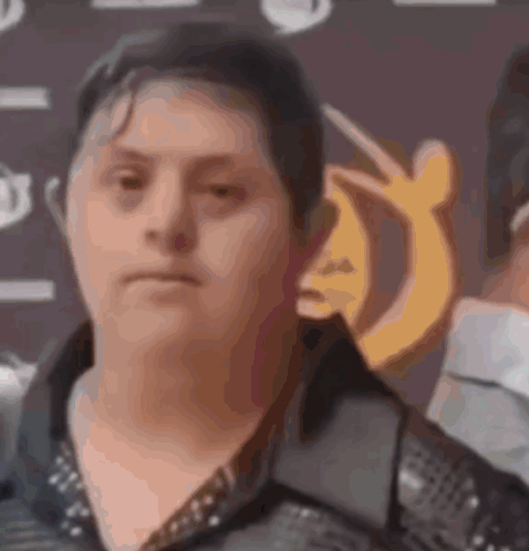 Person's Face With Trophy Background