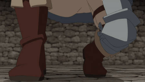 Person's Feet Pointing Right
