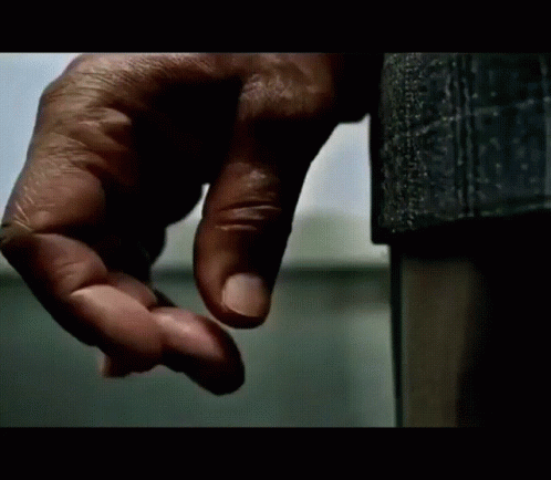 Person's Hand Pointing