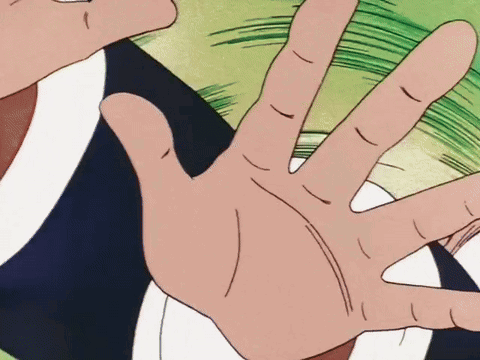 Person's Hand With Numbers 1 To 12 GIF