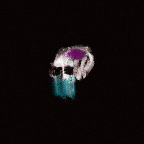 Person's Head in Blurry Photo Blue Sky