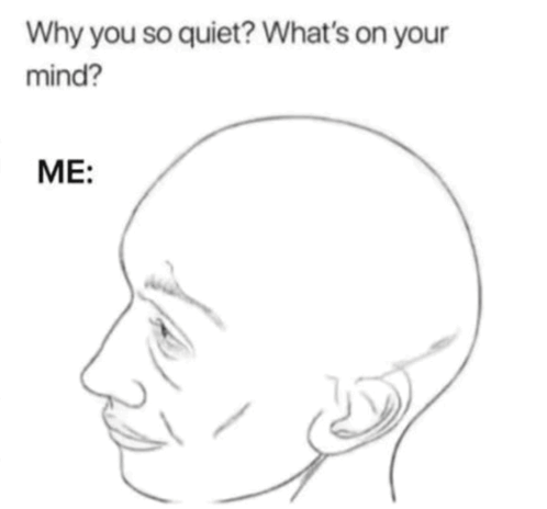 Person's Head With Lion Drawing