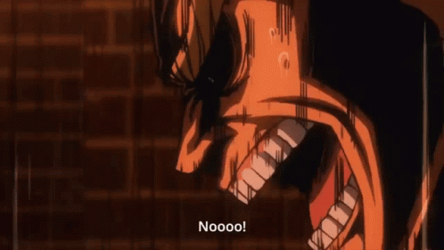 Person's Mouth Saying Nooo GIF