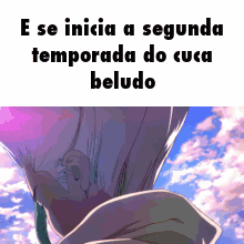 Person Saying E Se Inicia A Segunda Temporada Do Cuca Beludo