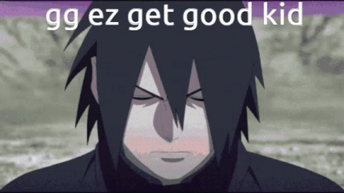 Person Saying GG EZ Get Good Kid