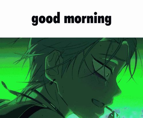 Person Saying Good Morning